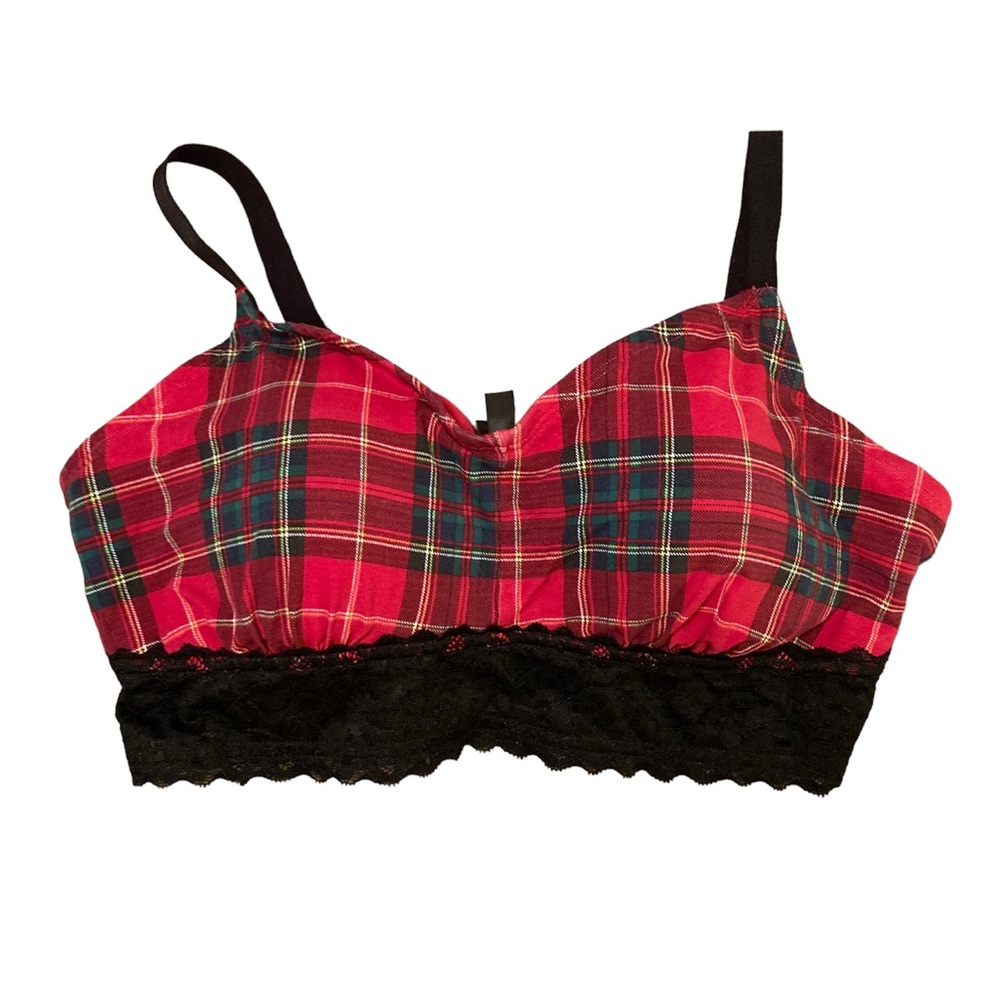 Holiday Plaid Bralette Torrid Sz 0x